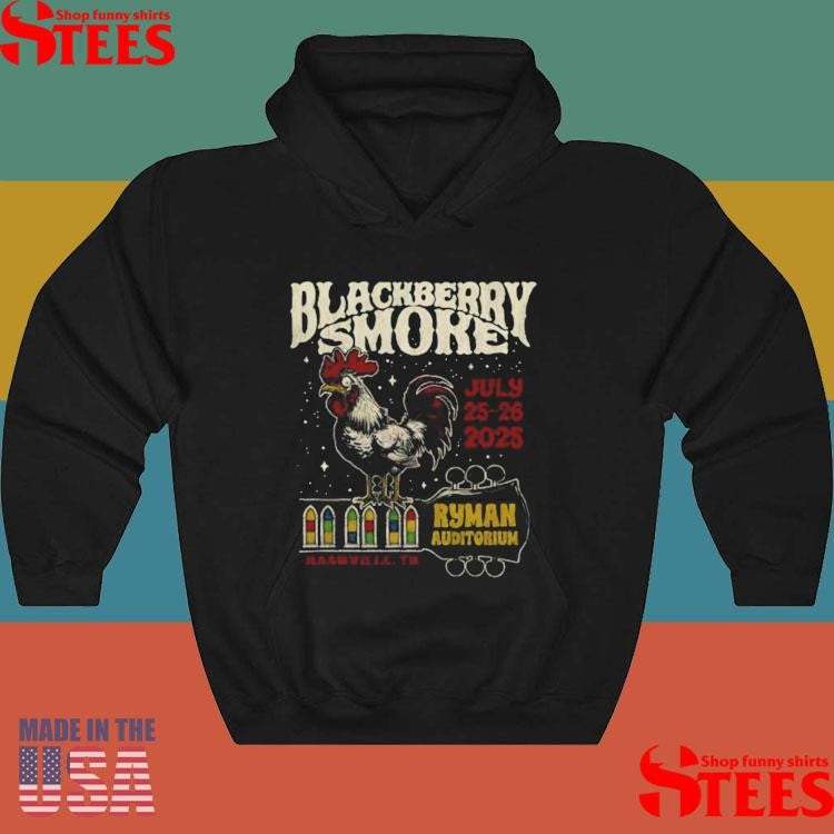 Blackberry Smoke Ryman Auditorium July 25 26 2025 T-shirts