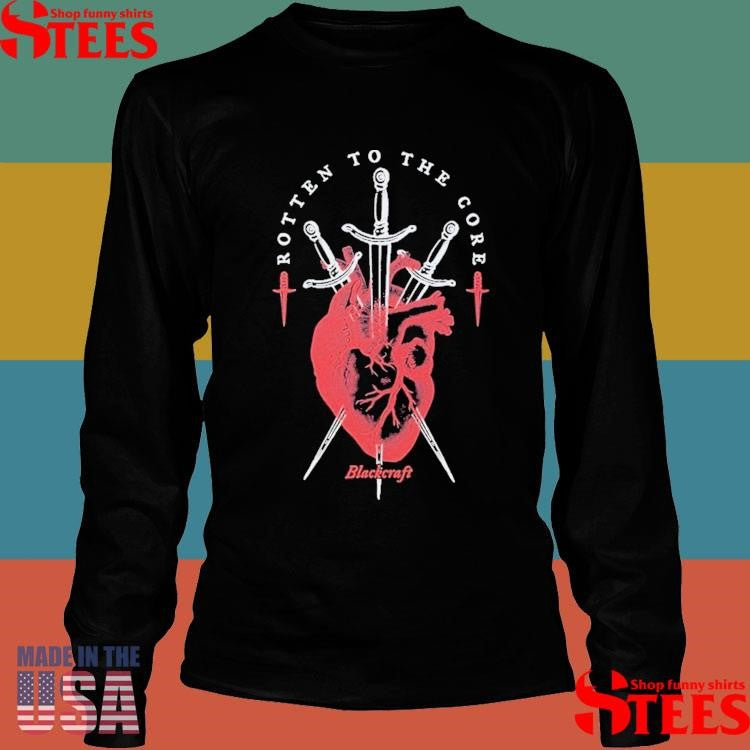 Blackcraft Cult Rotten To The Core Heart Daggers Shirts