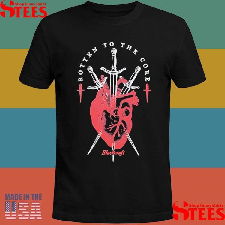 Blackcraft Cult Rotten To The Core Heart Daggers Shirts