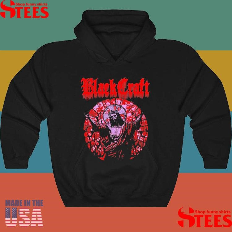 Blackcraft Jesus Red Stained Glass Shirts