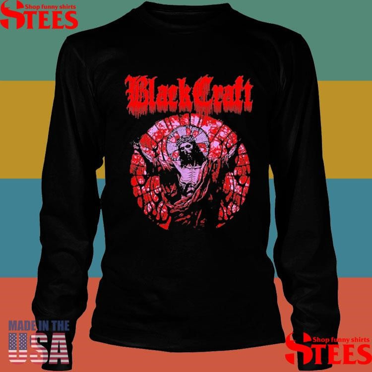Blackcraft Jesus Red Stained Glass Shirts