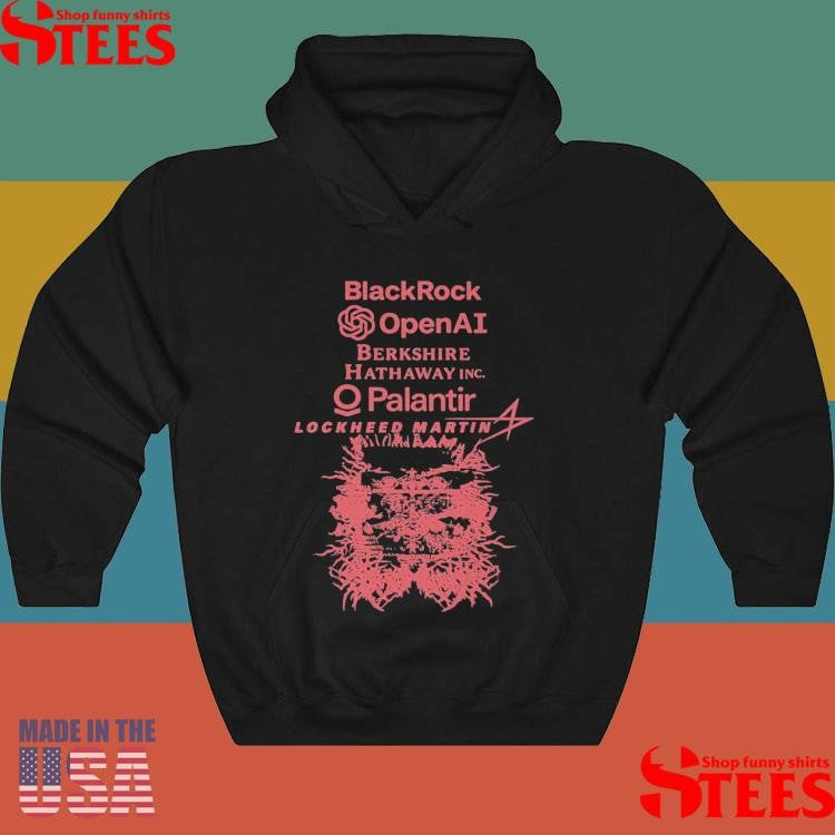 Blackrock Openai Berkshire Palantir Lockheed Martin T-shirt