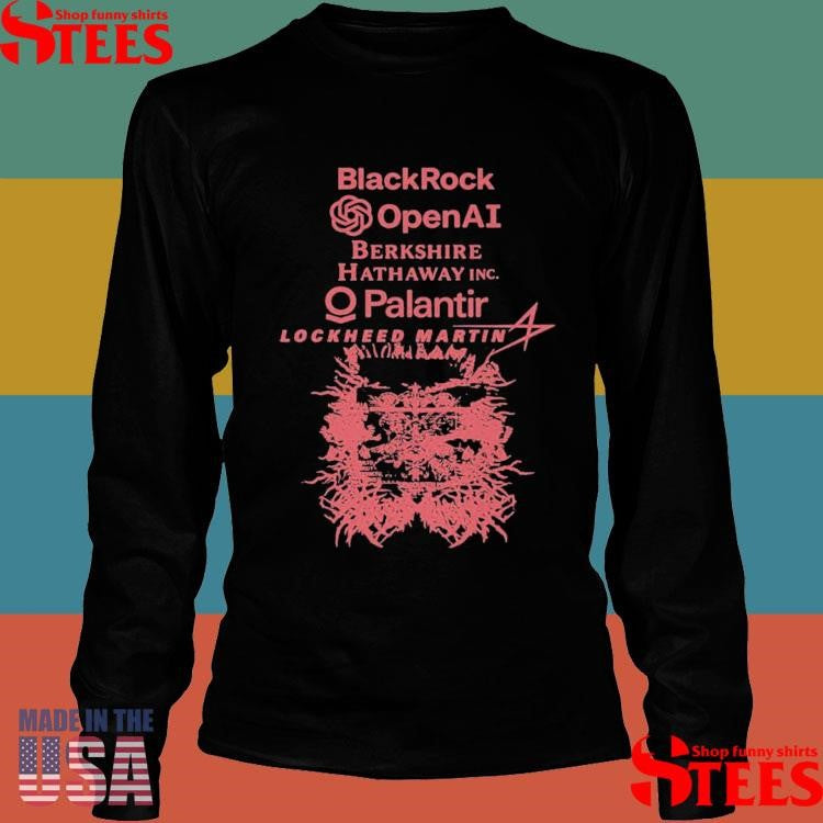 Blackrock Openai Berkshire Palantir Lockheed Martin T-shirt