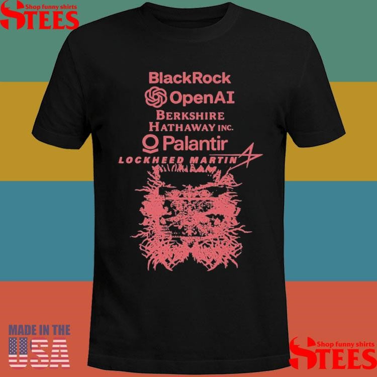 Blackrock Openai Berkshire Palantir Lockheed Martin T-shirt