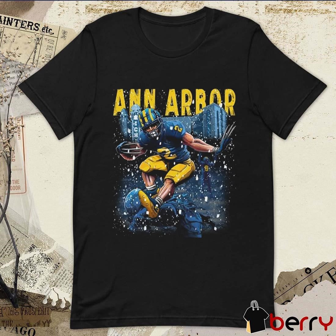 Blake Corum Los Angeles Rams Wearing Ann Arbor National Champs t-shirt