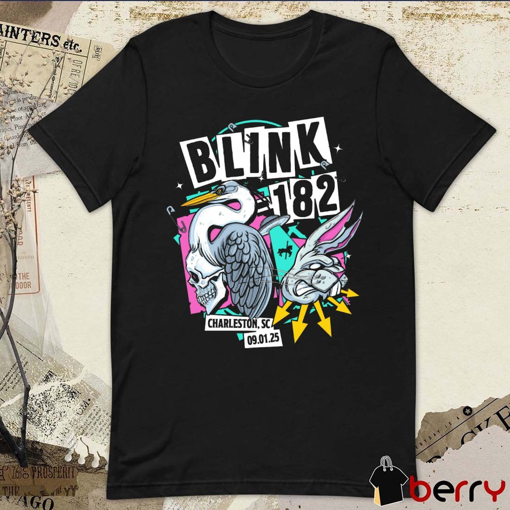 Blink-182 09.01.2025 Missionary Impossible Tour Charleston SC t-shirt