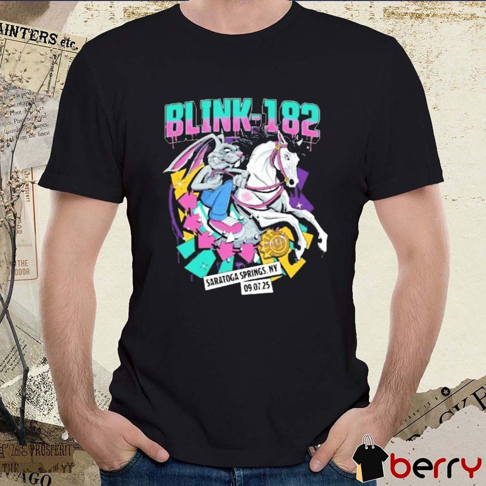 Blink 182 Broadview Stage at Saratoga Springs NY On September 7 2025 t-shirt