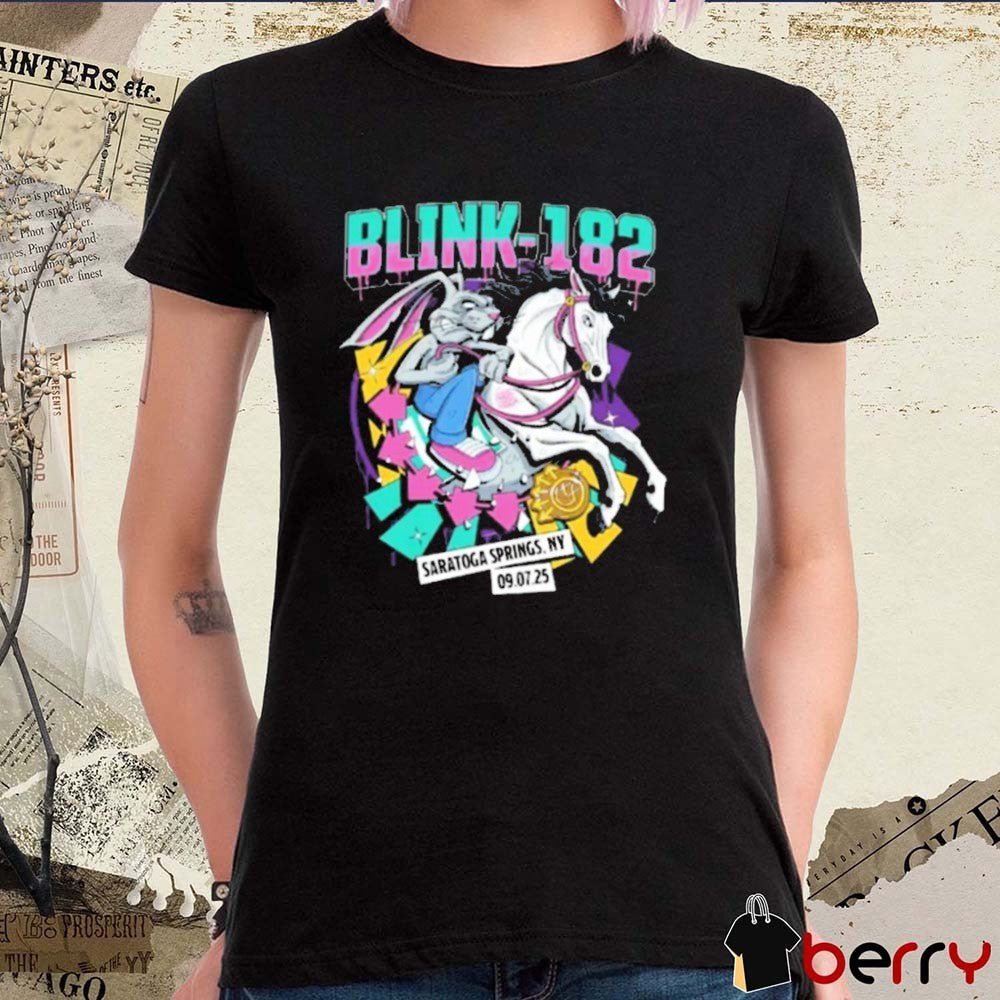 Blink 182 Broadview Stage at Saratoga Springs NY On September 7 2025 t-shirt