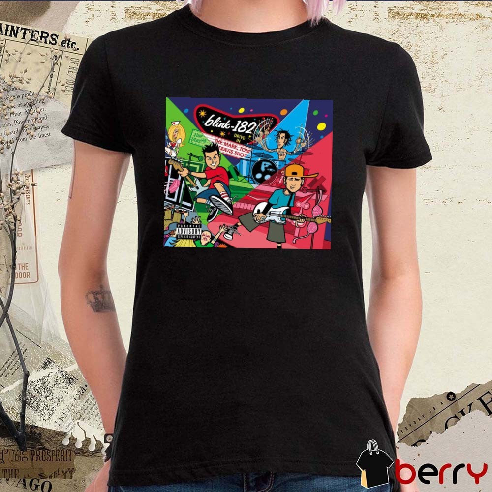Blink-182 Drive In The Mark Tom Travis Show The Enema Strikes Back Poster t-shirt