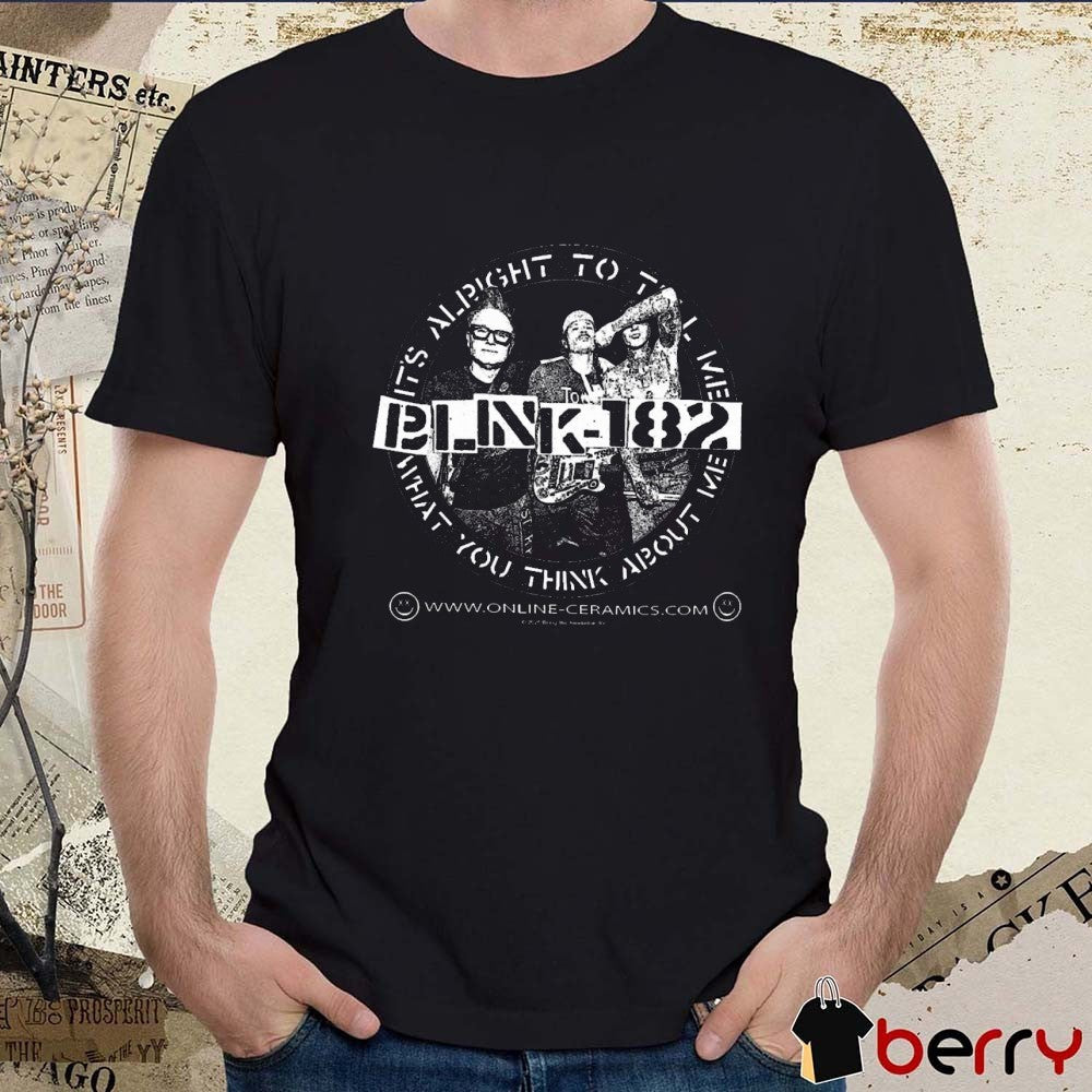 Blink 182 I Guess This Is Growing Up It’s Alright To Tell Me What You Think About Me 2025 t-shirt