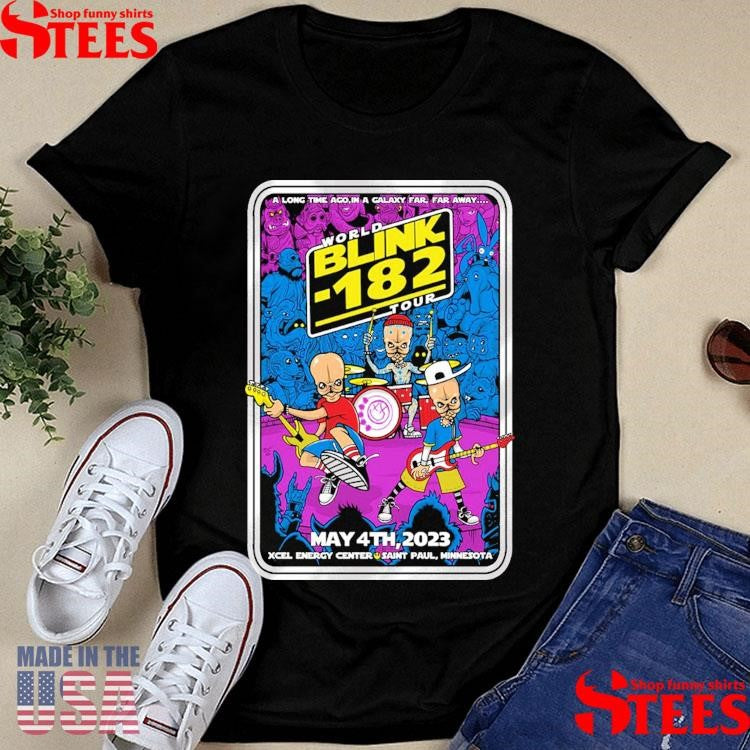Blink-182 Saint Paul, Mn 2023 Tour Shirts