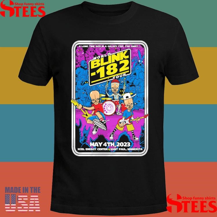 Blink-182 Saint Paul, Mn 2023 Tour Shirts