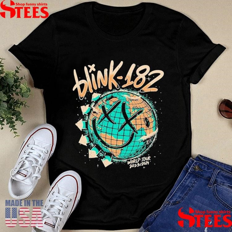 Blink-182 World Tour 2023 Punk Rock Festival Shirts