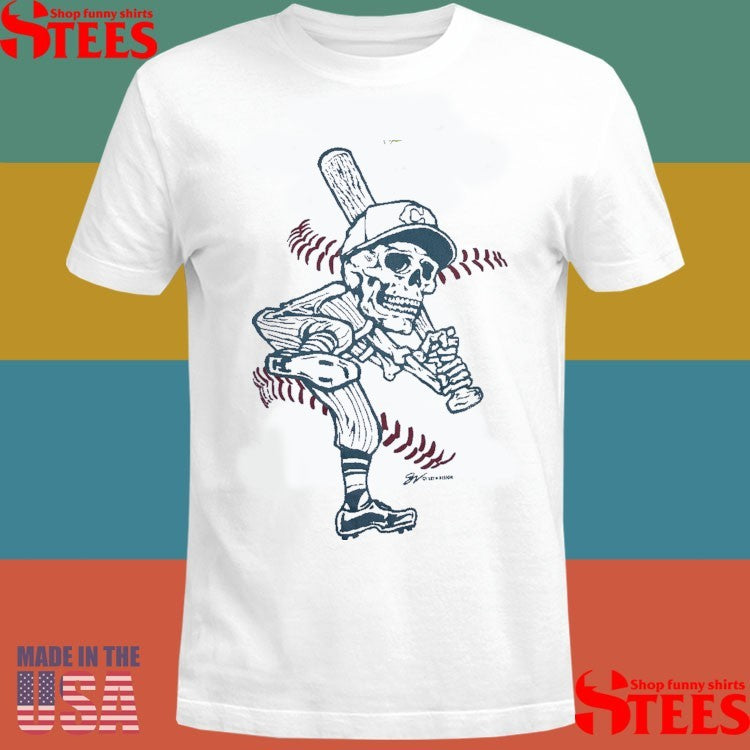 Blue Cleveland Baseball For Life T-shirt