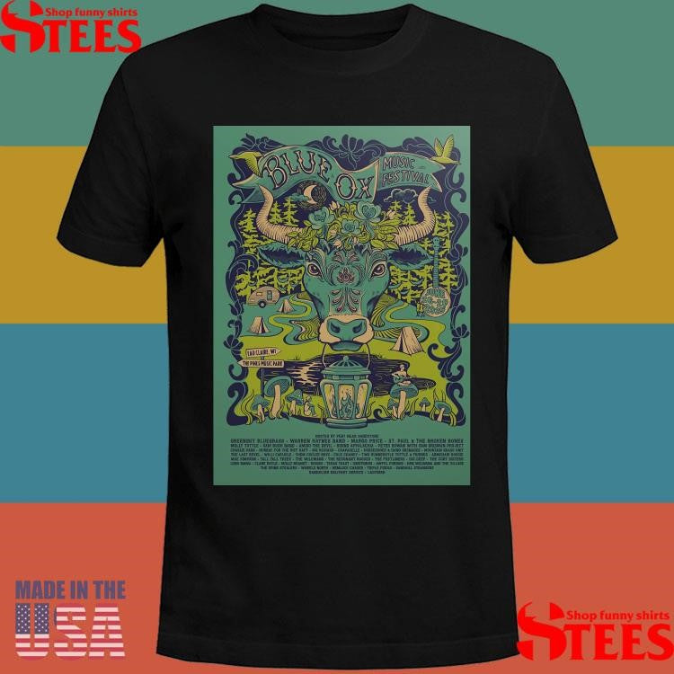 Blue Ox Music Festival Eau Claire, Wisconsin June 26-28 2025 Shirts