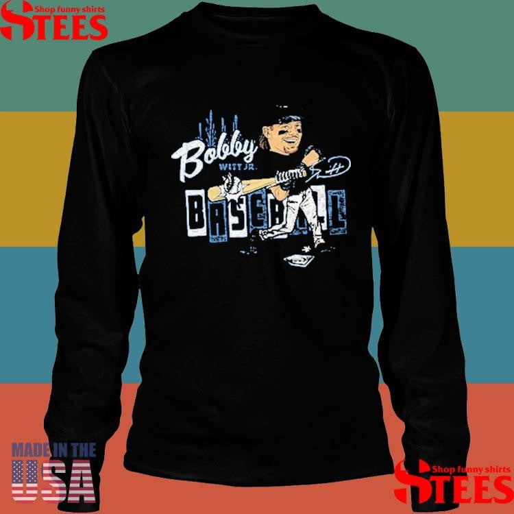 Bobby Witt Jr. Baseball Caricature Shirts