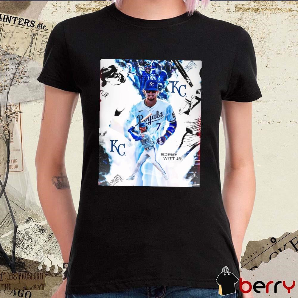 Bobby Witt Jr. Kansas City Royals MLB Gold Glove, Silver Slugger And 2nd in AL MVP voting Poster t-shirt