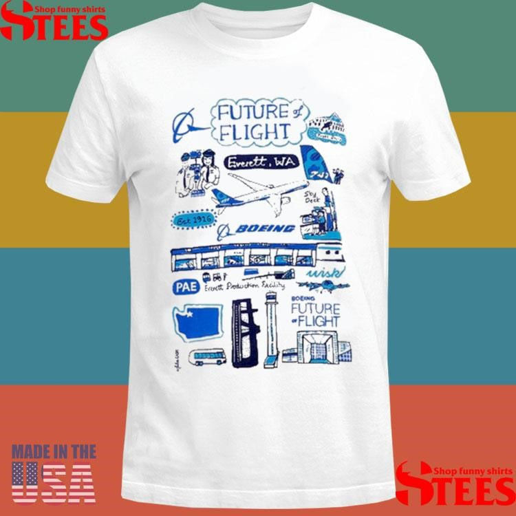 Boeing Future Of Flight Destination Shirts