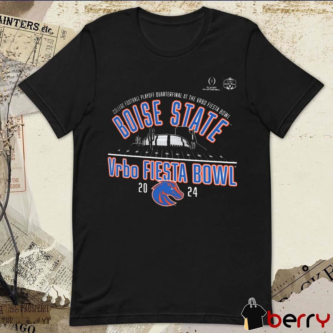 Boise State Broncos College Football Playoff Quarterfinal At The Vrbo Fiesta Bowl Stadium 2024 t-shirt