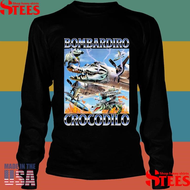 Bombardiro Crocodilo Italian Brainrot Meme Shirts