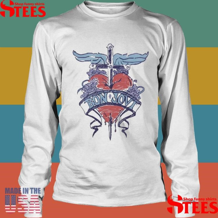 Bon Jovi Band Heart & Dagger Shirts