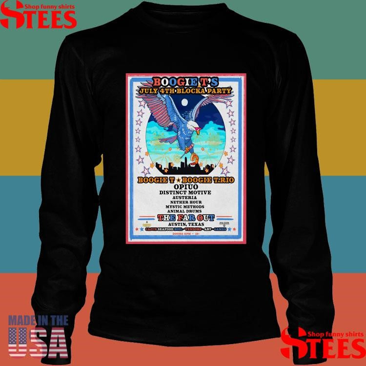 Boogie T.rio The Far Out Austin, Tx July 4 2025 Tour Shirts