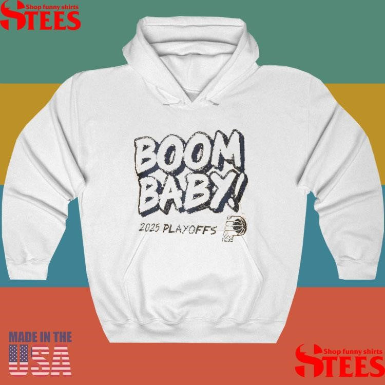 Boom Baby Pacers Game 3 2025 Playoffs Shirts