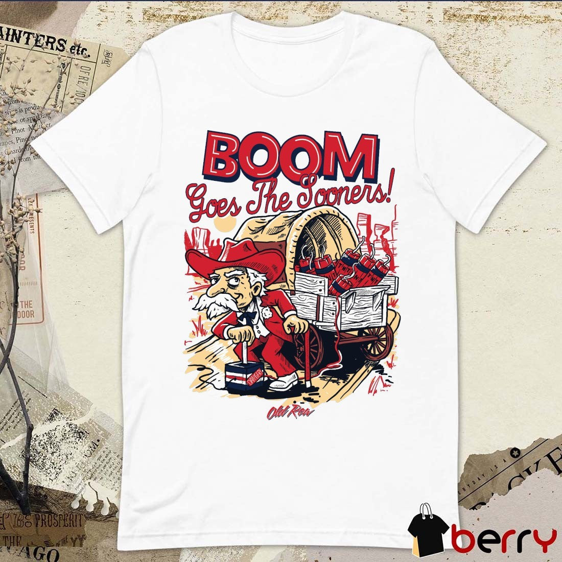 Boom Goes The Sooners Ole Miss Rebels Defeats Oklahoma Sooners t-shirt