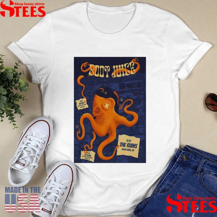 Boot Juice December 27 2025 In Seattle Wa Tour T-shirt
