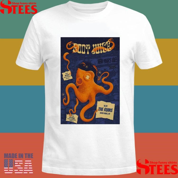 Boot Juice December 27 2025 In Seattle Wa Tour T-shirt