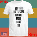 Bootleg Distressed Vintage Feded Band Tee Shirts