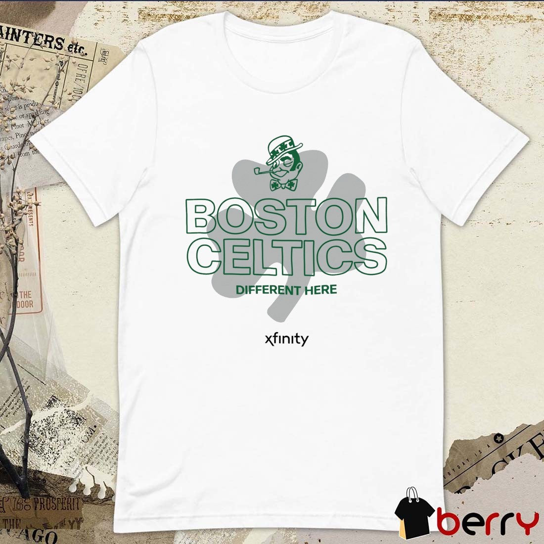 Boston Celtics Different Here Xfinity t-shirt