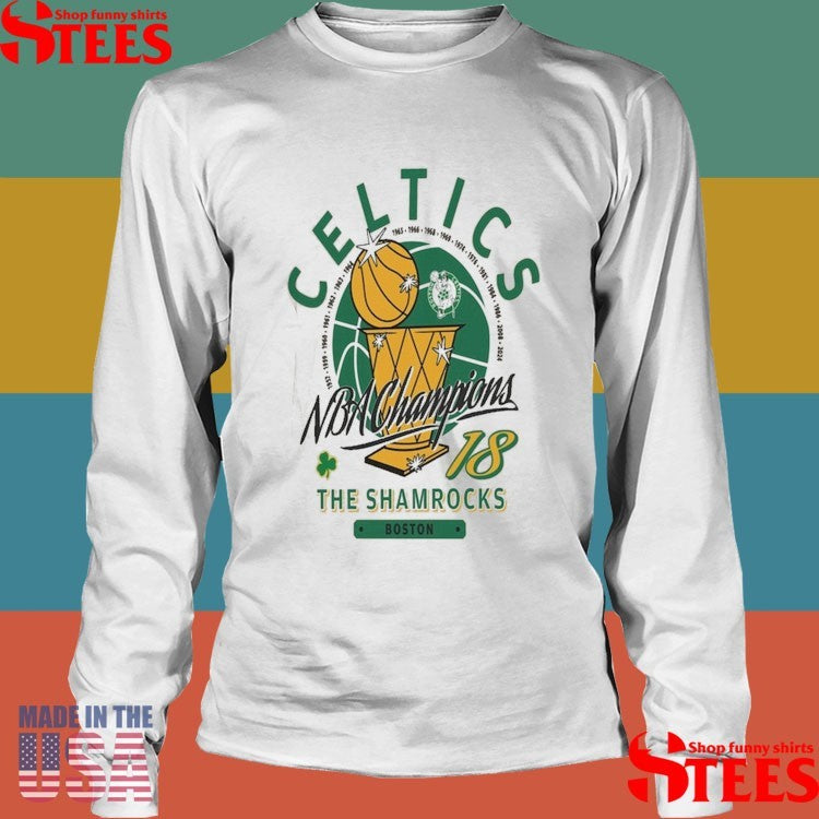Boston Celtics Mitchell & Ness Hardwood Classics Champions Vintage T-shirt