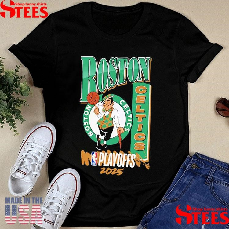 Boston Celtics Youth 2025 Nba Playoffs Hype Shirts