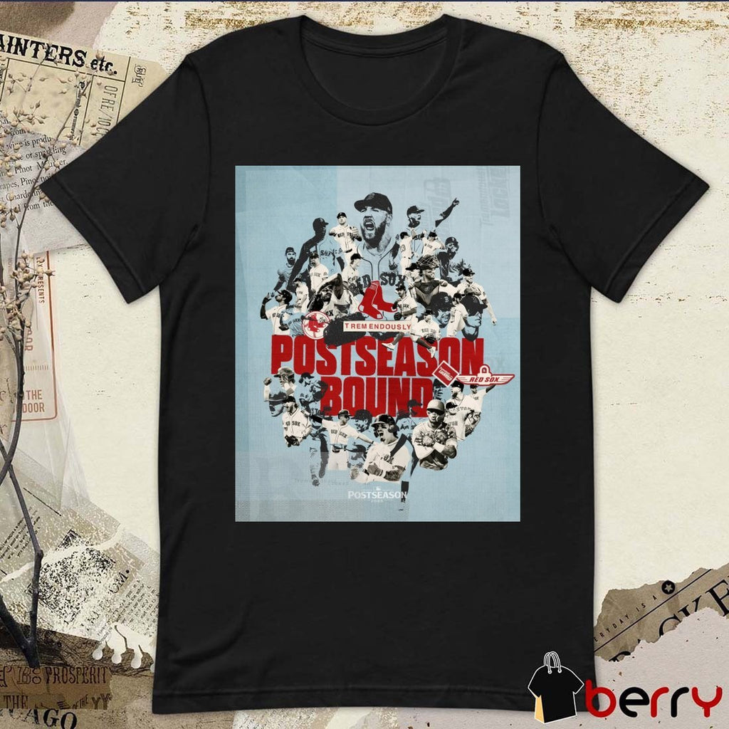 Boston Red Sox Baseball 2025 MLB Postseason Tremendously Art Poster t-shirt