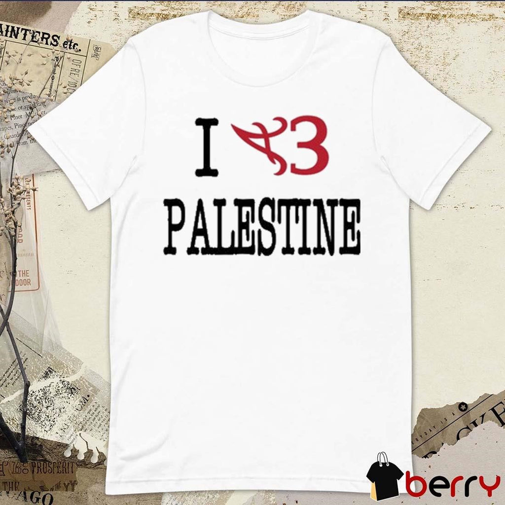 Boume Sama Wearing I A3 Palestine t-shirt