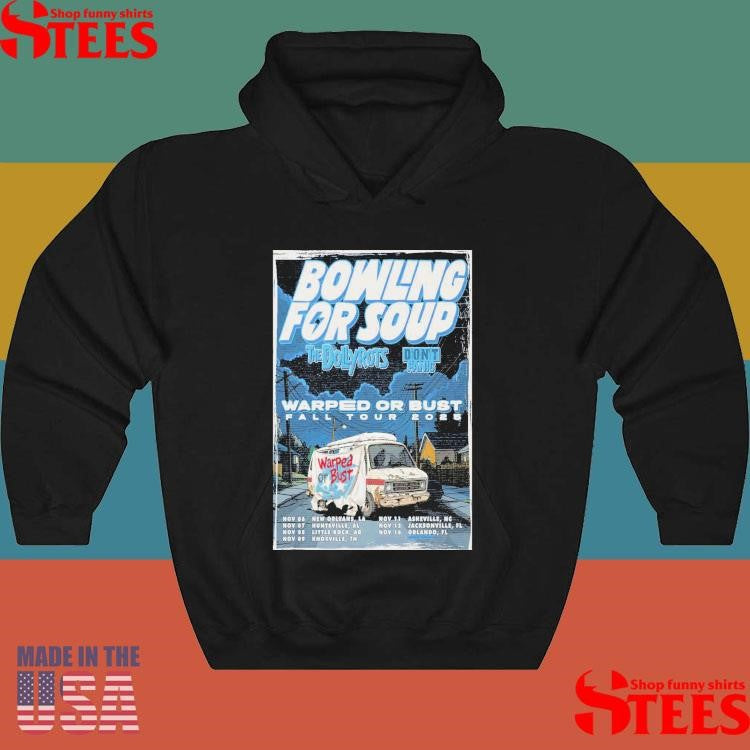 Bowling For Soup Warped Or Bust Fall Tour 2025 Shirts