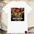 Boxing King Media are heartbroken to share the news that Ricky Hatton The Hitman 1978-2025 Poster t-shirt