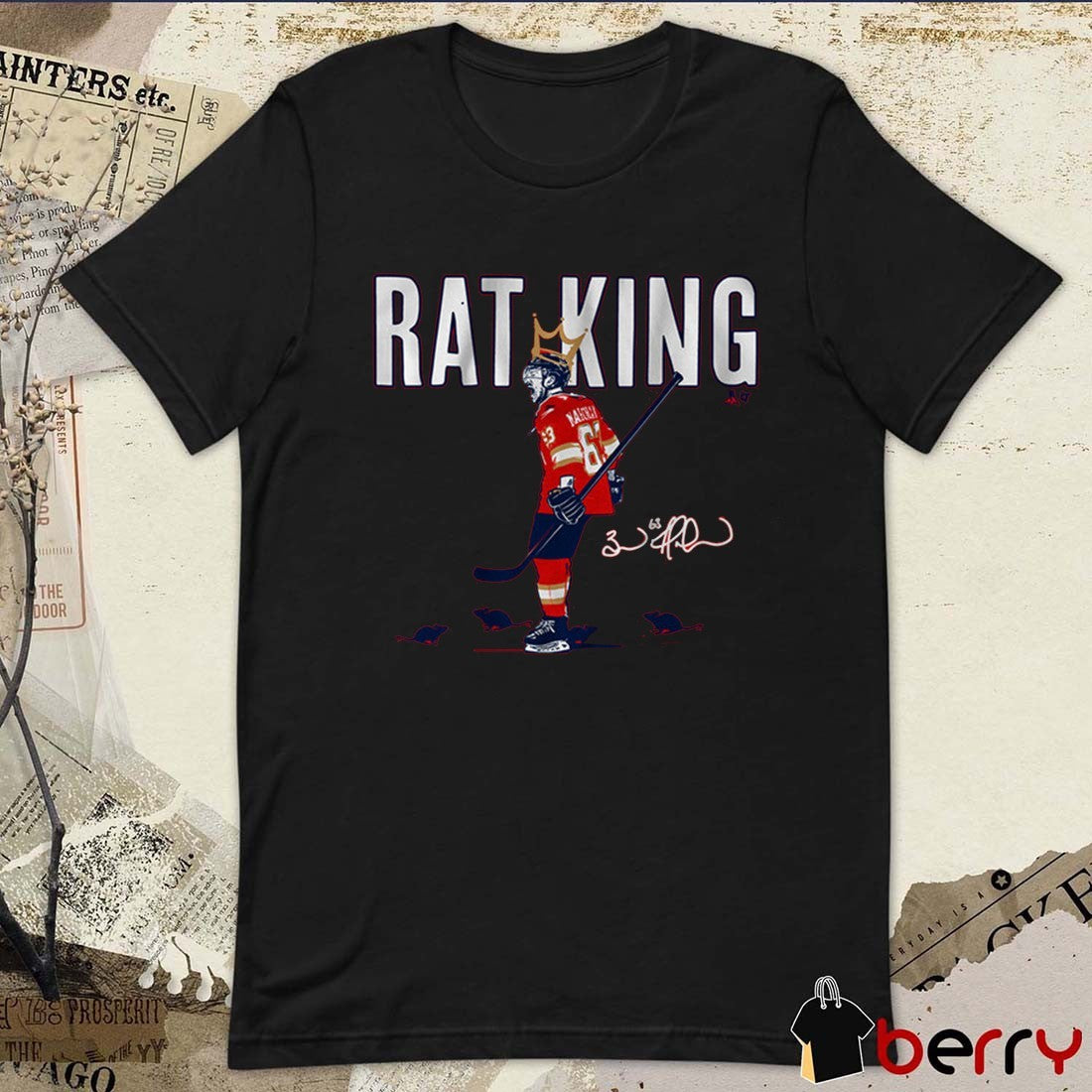Brad Marchand Rat King Florida Panthers Hockey Signature t-shirt