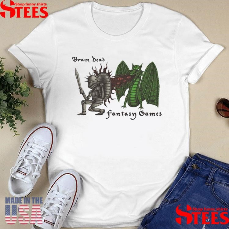 Brain Dead Fantasy Games Dungeon Crawler T-shirts