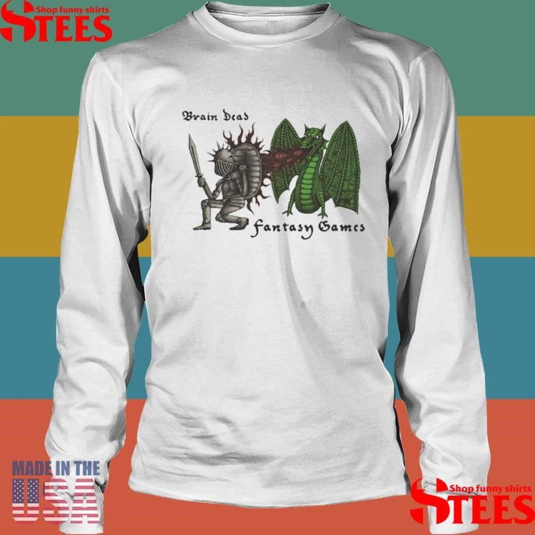 Brain Dead Fantasy Games Dungeon Crawler T-shirts