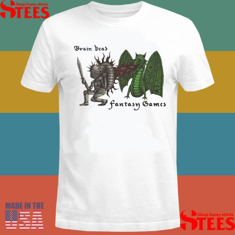 Brain Dead Fantasy Games Dungeon Crawler T-shirts