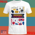 Brewers Cubs The Fourth Entry In Artist Game Card Series T-shirts