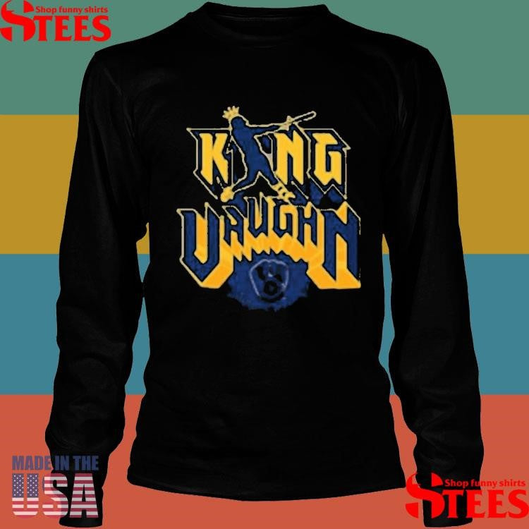 Brewers King Andrew Vaughn Giveaway 2025 T-shirts
