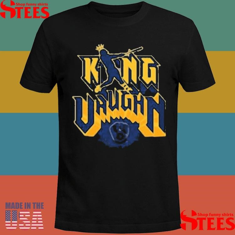 Brewers King Andrew Vaughn Giveaway 2025 T-shirts