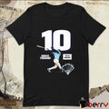 Brice Turang Milwaukee Brewers 10 Home Runs In August T-2 in NL t-shirt