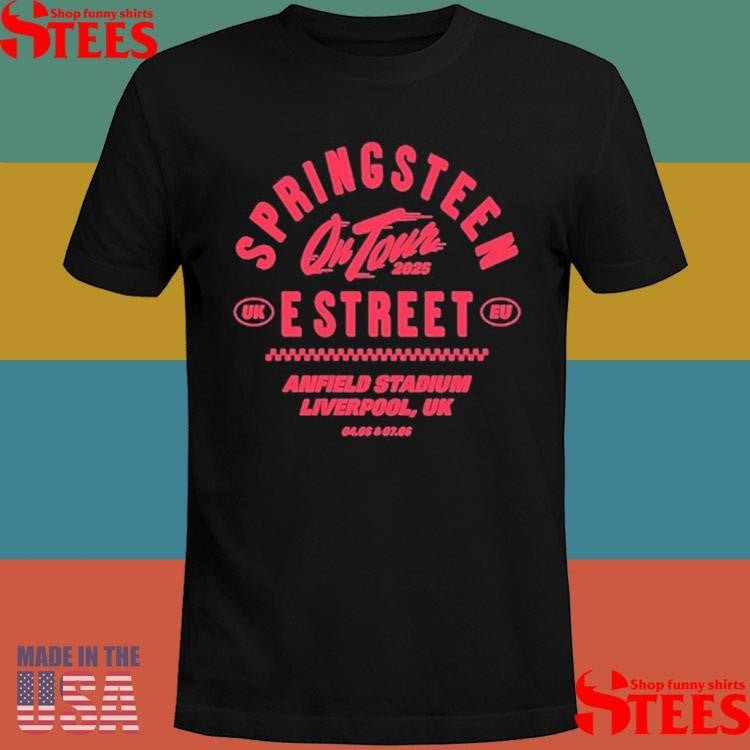 Bruce Springsteen June 04 2025 Liverpool, Uk Shirts