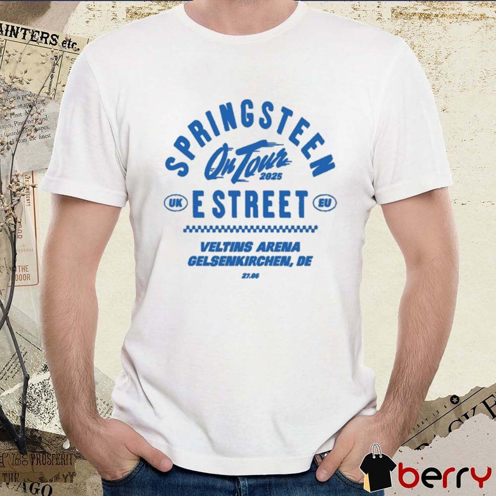 Bruce Springsteen and the E Street Band On Tour Veltins Arena Gelsenkirchen DE 6.27.2025 t-shirt