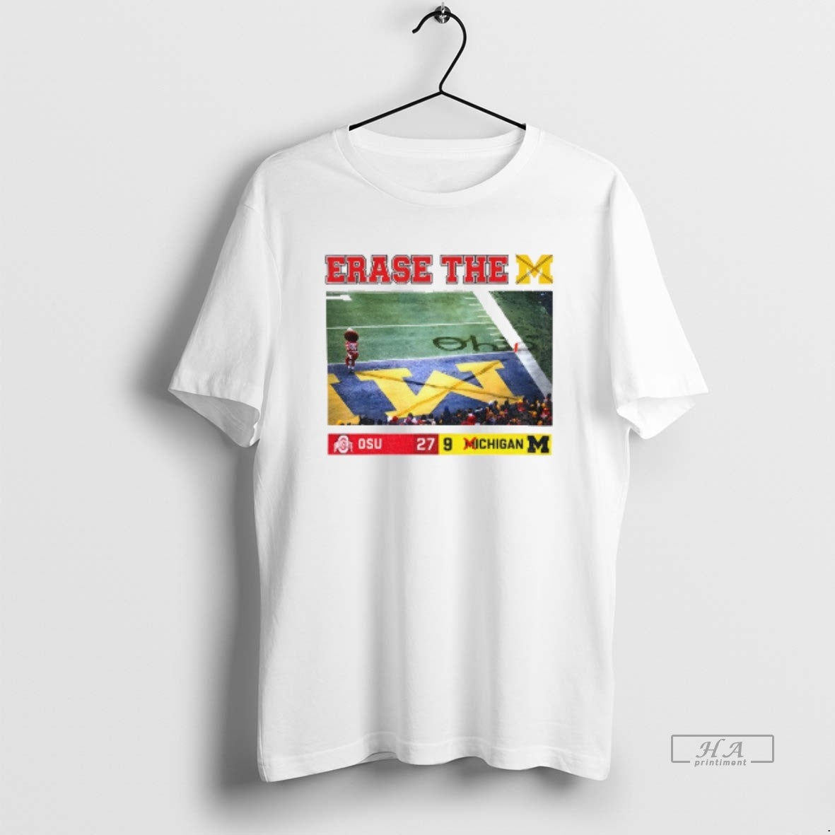Official Brutus Vs Michigan Game Day 27 9 Erase The M Sports T-Shirts, Hoodie, Sweatshirt | CiraTrend.com