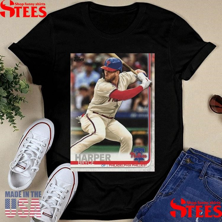 Bryce Harper Philadelphia Phillies 2019 Topps Baseball Card Player Shirts